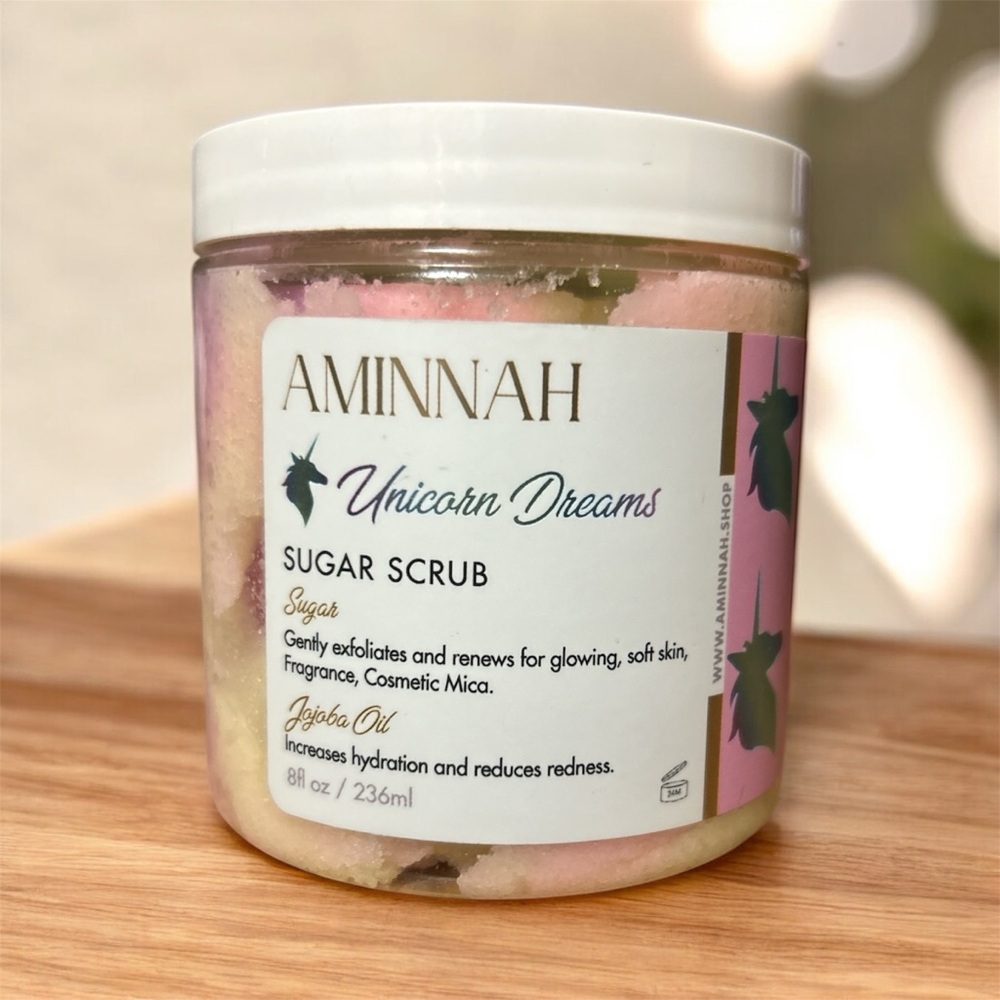 Aminnah Unicorn Dreams Sugar Scrub